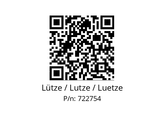   Lütze / Lutze / Luetze 722754