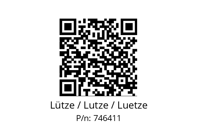   Lütze / Lutze / Luetze 746411