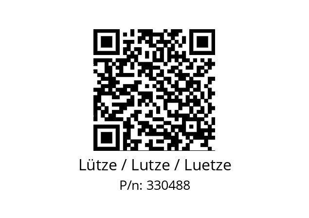   Lütze / Lutze / Luetze 330488