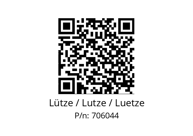   Lütze / Lutze / Luetze 706044