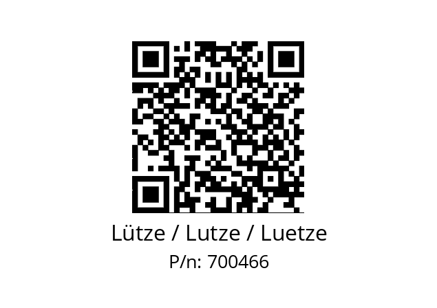   Lütze / Lutze / Luetze 700466