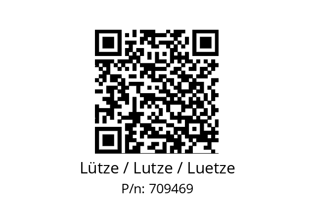   Lütze / Lutze / Luetze 709469