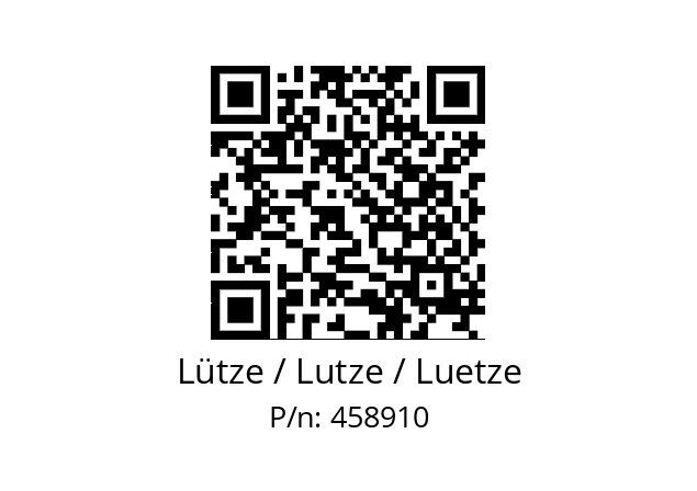   Lütze / Lutze / Luetze 458910