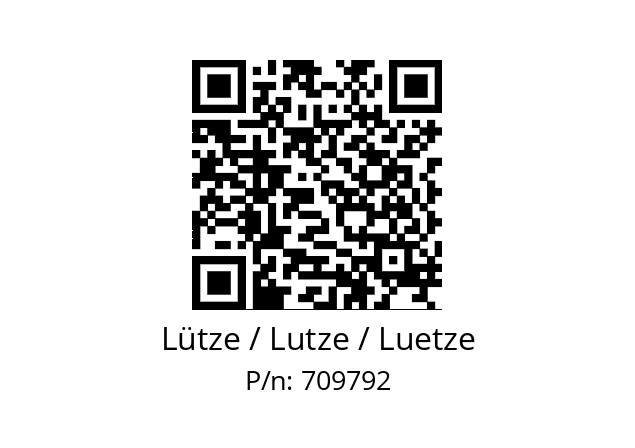   Lütze / Lutze / Luetze 709792