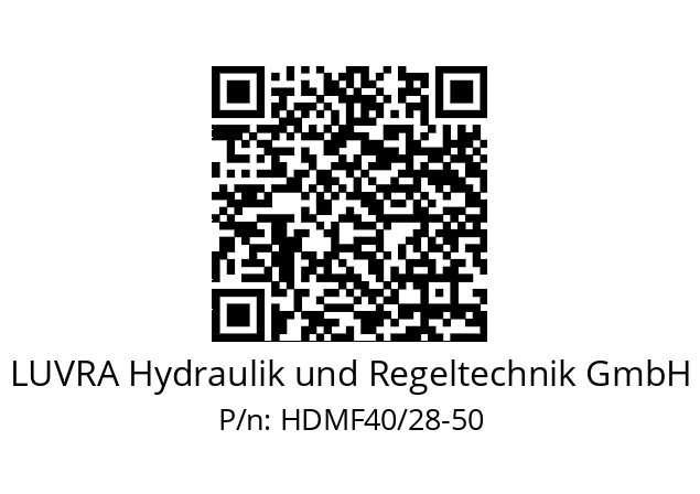   LUVRA Hydraulik und Regeltechnik GmbH HDMF40/28-50