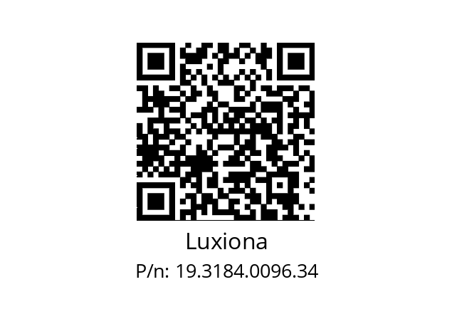   Luxiona 19.3184.0096.34