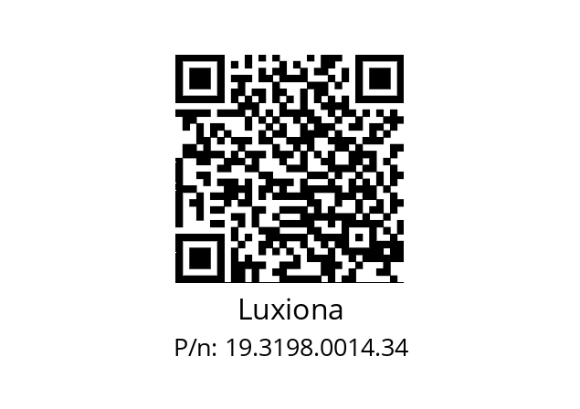   Luxiona 19.3198.0014.34