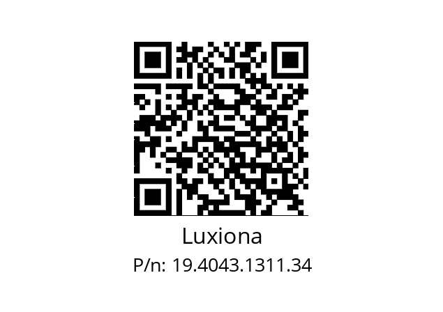   Luxiona 19.4043.1311.34