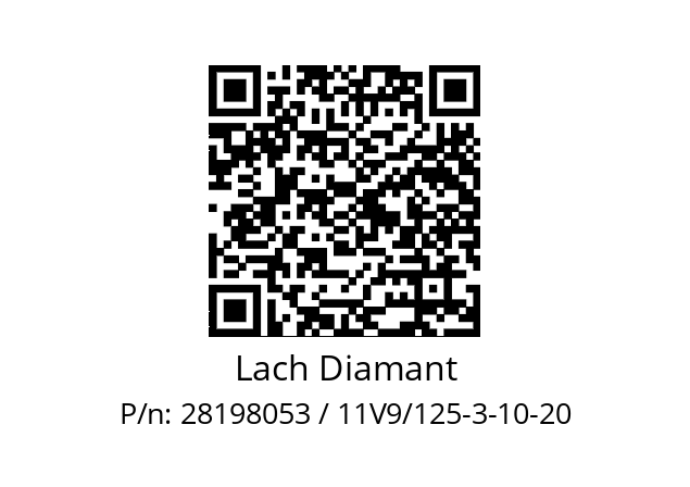   Lach Diamant 28198053 / 11V9/125-3-10-20