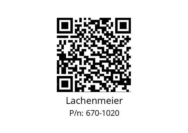   Lachenmeier 670-1020