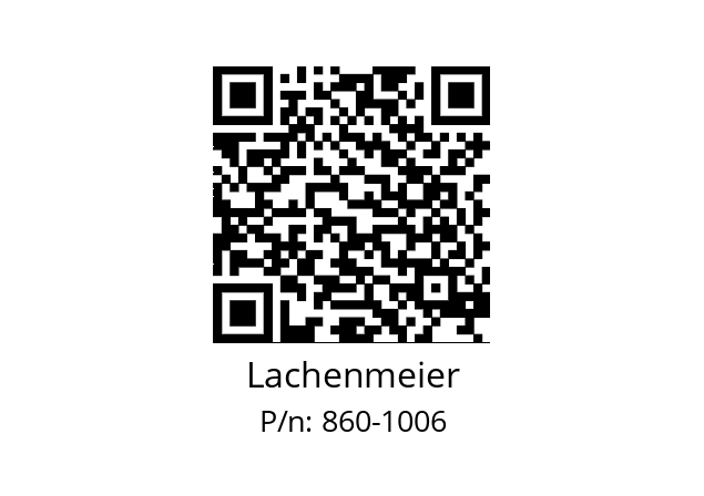   Lachenmeier 860-1006