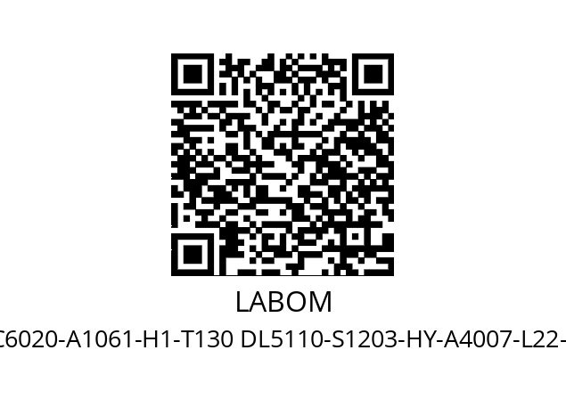   LABOM CC6020-A1061-H1-T130 DL5110-S1203-HY-A4007-L22-W1020