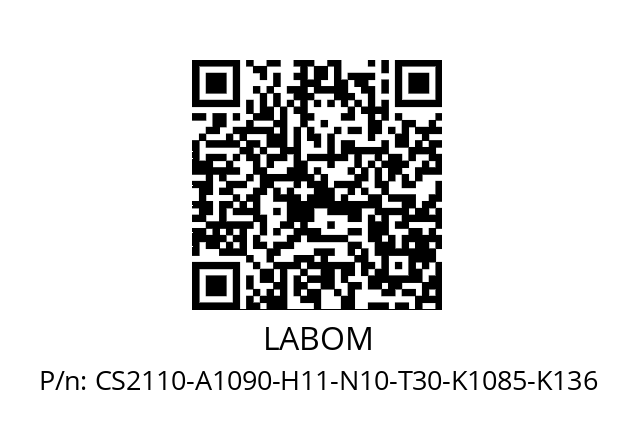   LABOM CS2110-A1090-H11-N10-T30-K1085-K136