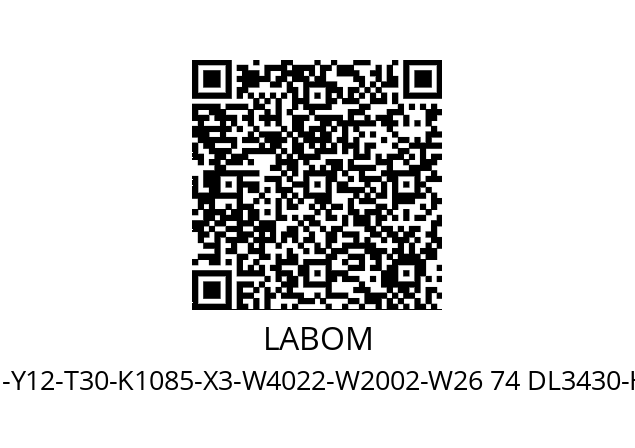   LABOM CI4110-A1056-F2-H21-M21.1-Y12-T30-K1085-X3-W4022-W2002-W26 74 DL3430-HY-A4007-L23-T14-W4035-W1020