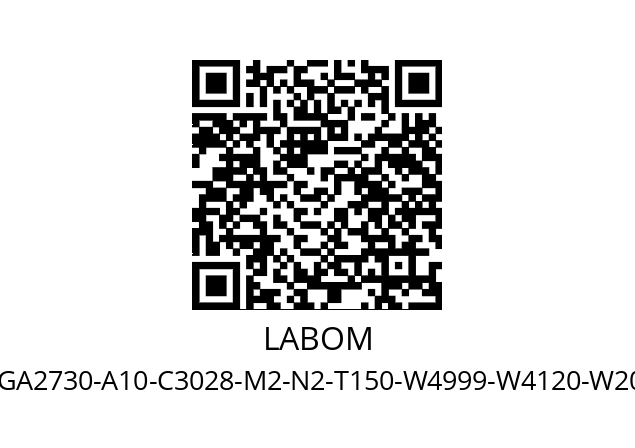   LABOM GA2730-A10-C3028-M2-N2-T150-W4999-W4120-W2002.1