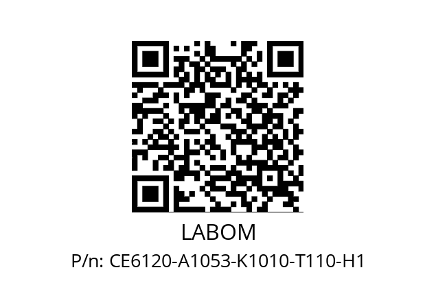   LABOM CE6120-A1053-K1010-T110-H1