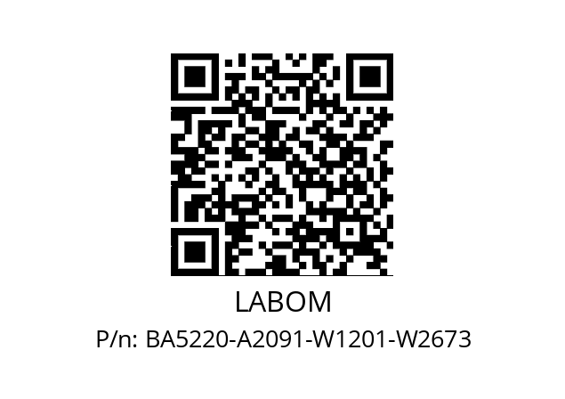   LABOM BA5220-A2091-W1201-W2673