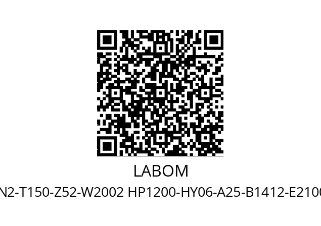   LABOM GA2730-A10-C3998-M2-N2-T150-Z52-W2002 HP1200-HY06-A25-B1412-E2100-G11-W1020 PA2430-F12-H1