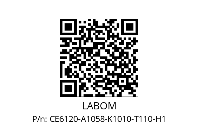   LABOM CE6120-A1058-K1010-T110-H1