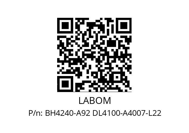   LABOM BH4240-A92 DL4100-A4007-L22