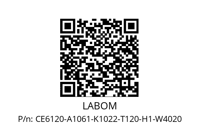   LABOM CE6120-A1061-K1022-T120-H1-W4020