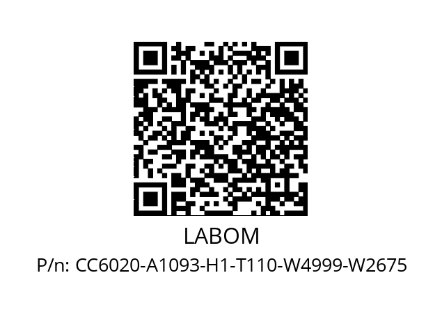   LABOM CC6020-A1093-H1-T110-W4999-W2675