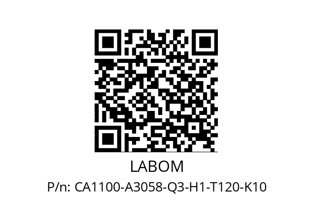   LABOM CA1100-A3058-Q3-H1-T120-K10