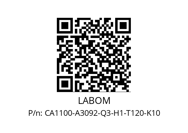   LABOM CA1100-A3092-Q3-H1-T120-K10