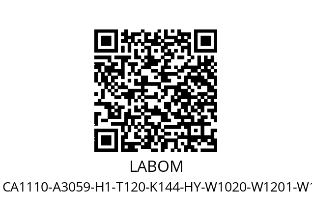   LABOM CA1110-A3059-H1-T120-K144-HY-W1020-W1201-W1223