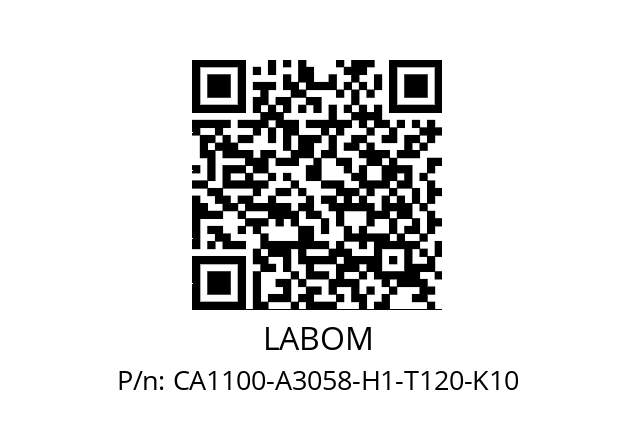   LABOM CA1100-A3058-H1-T120-K10