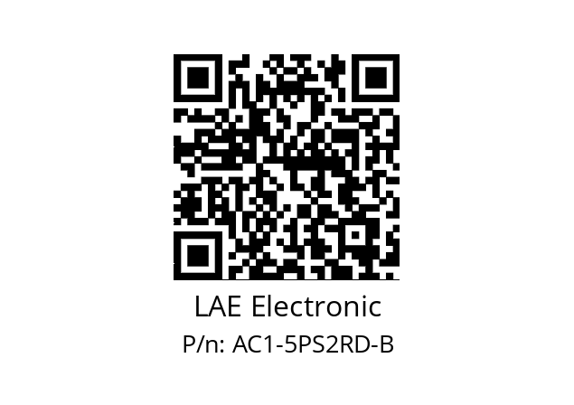   LAE Electronic AC1-5PS2RD-B