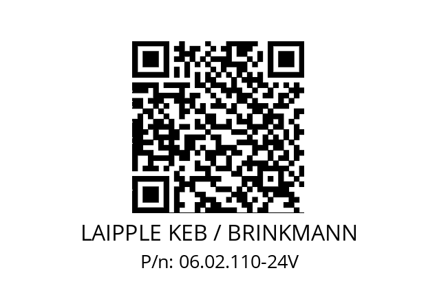   LAIPPLE KEB / BRINKMANN 06.02.110-24V