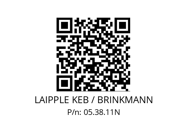   LAIPPLE KEB / BRINKMANN 05.38.11N