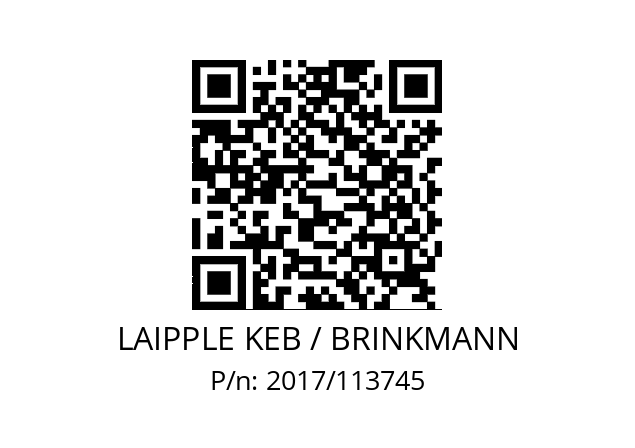   LAIPPLE KEB / BRINKMANN 2017/113745