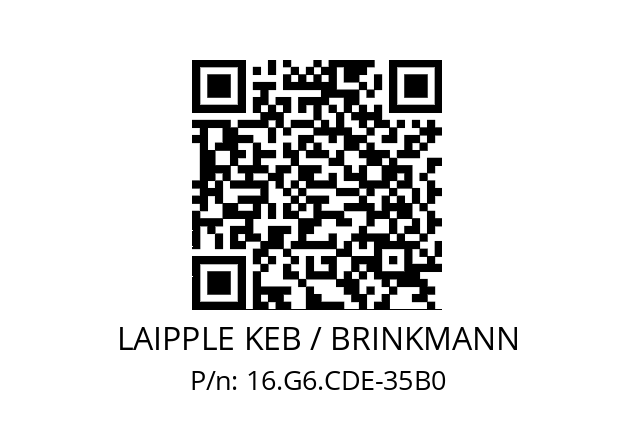   LAIPPLE KEB / BRINKMANN 16.G6.CDE-35B0