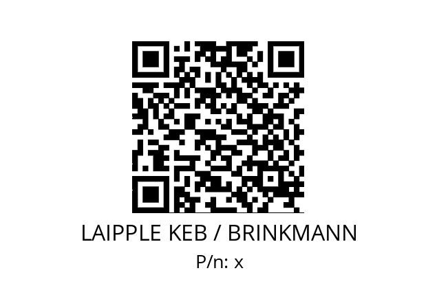   LAIPPLE KEB / BRINKMANN х