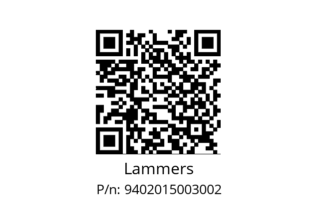   Lammers 9402015003002