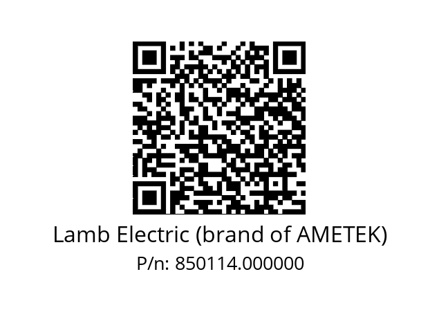  1700 W TG S3 Lamb Electric (brand of AMETEK) 850114.000000