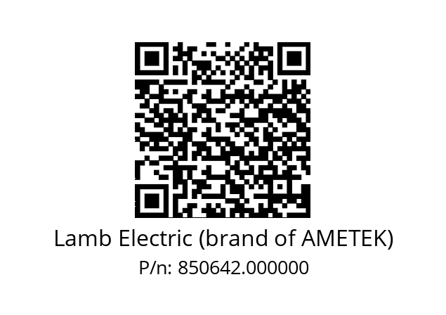   Lamb Electric (brand of AMETEK) 850642.000000