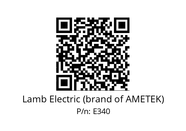   Lamb Electric (brand of AMETEK) E340