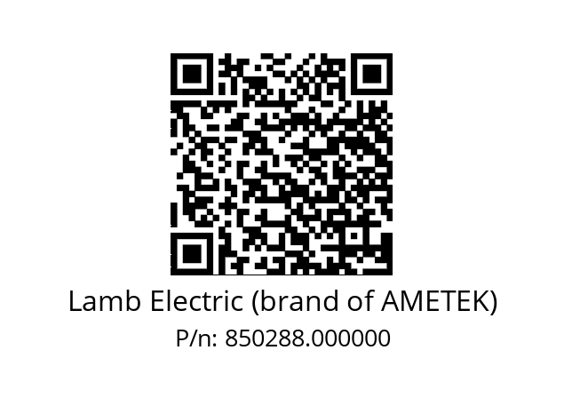   Lamb Electric (brand of AMETEK) 850288.000000