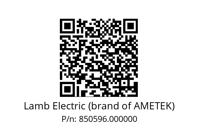   Lamb Electric (brand of AMETEK) 850596.000000