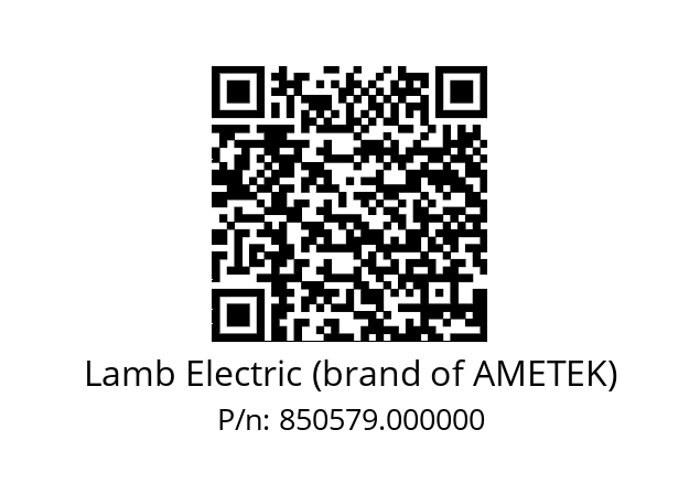   Lamb Electric (brand of AMETEK) 850579.000000