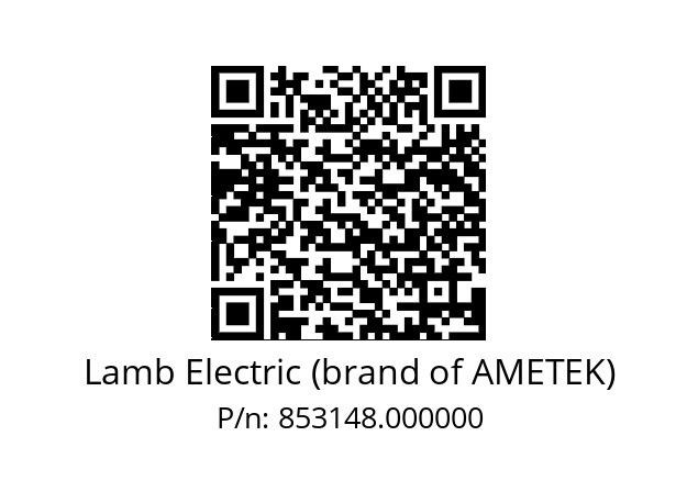   Lamb Electric (brand of AMETEK) 853148.000000