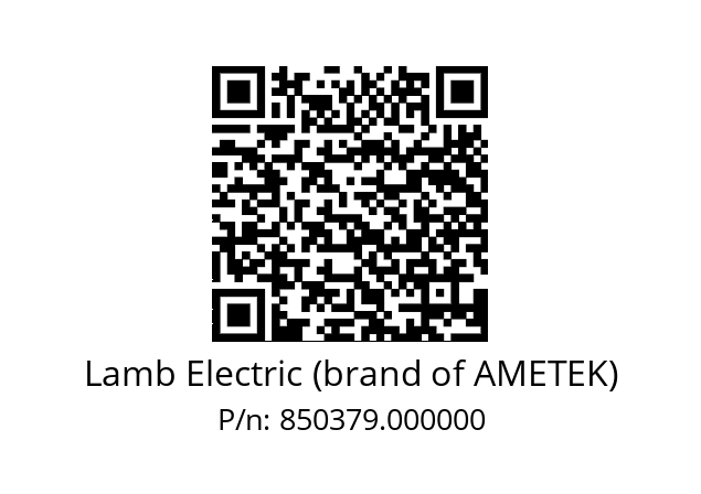   Lamb Electric (brand of AMETEK) 850379.000000