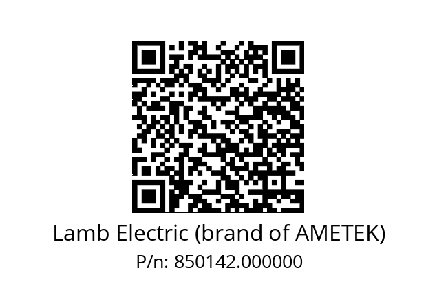   Lamb Electric (brand of AMETEK) 850142.000000