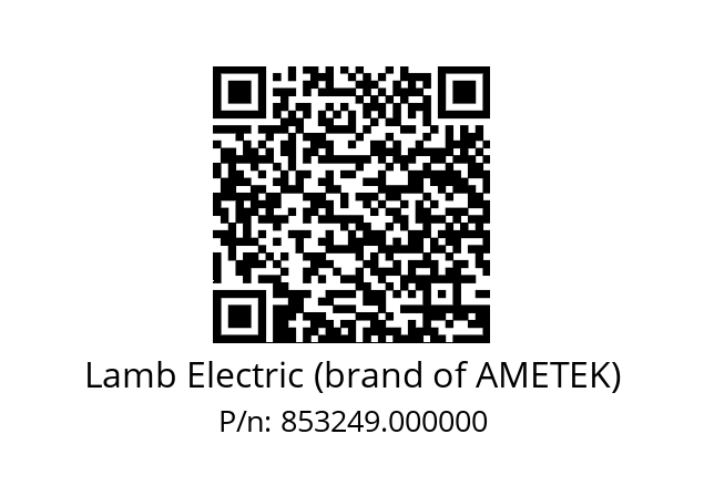   Lamb Electric (brand of AMETEK) 853249.000000