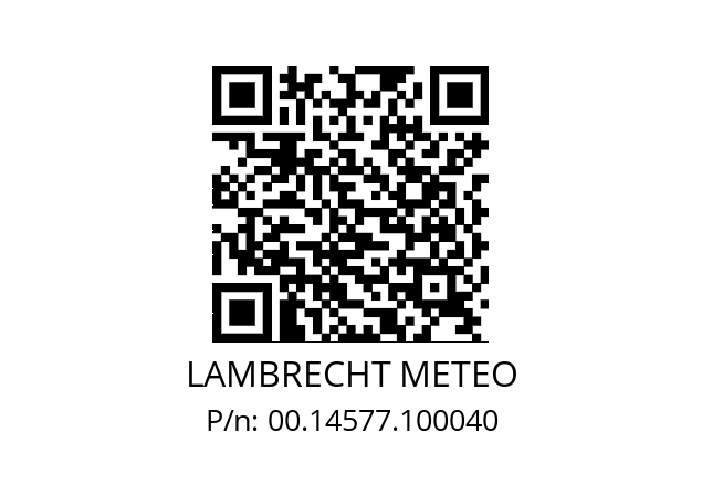   LAMBRECHT METEO 00.14577.100040