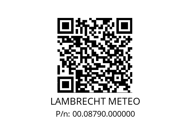   LAMBRECHT METEO 00.08790.000000