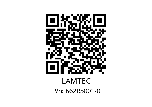   LAMTEC 662R5001-0